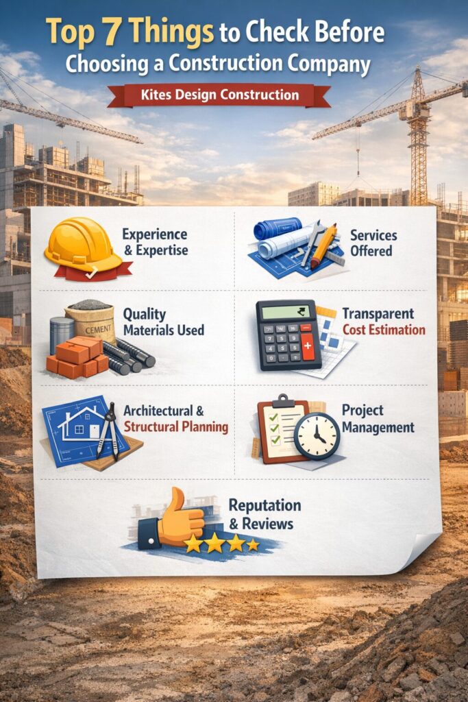Top 7 Things to Check Before Choosing a Construction Company